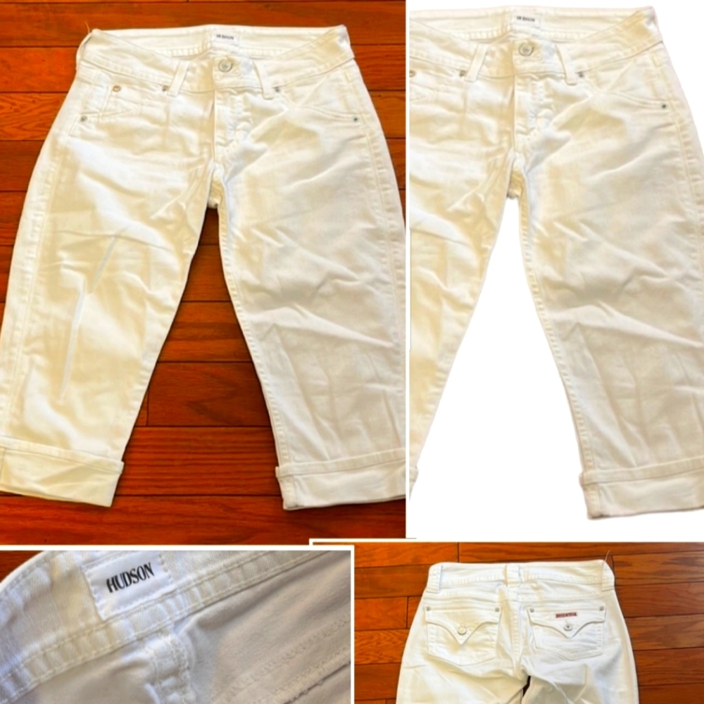 SUPER CUTE HUDSON CROPPED JEANS